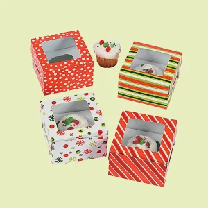 wholesale-christmas-cupcake-boxes