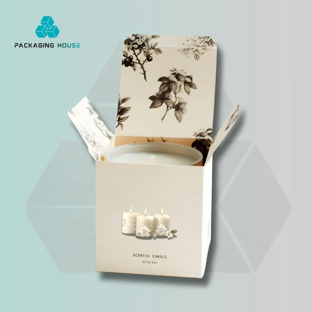 Custom Candle Boxes with tuck top