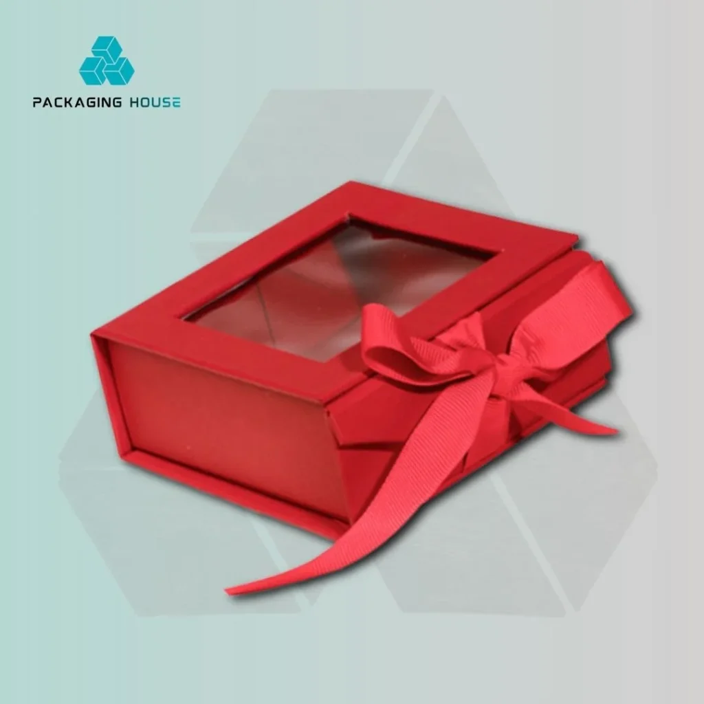 Custom window gift boxes