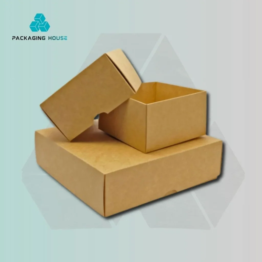 custom 2 piece kraft gift box