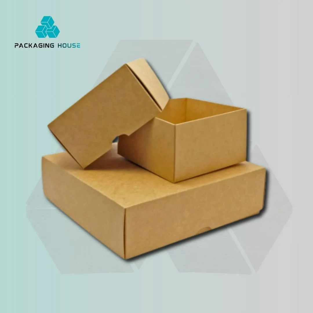 custom 2 piece kraft gift box