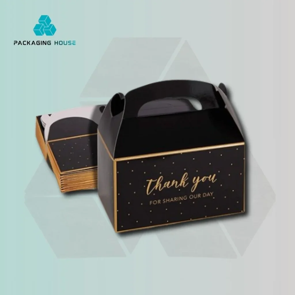 custom black gable boxes