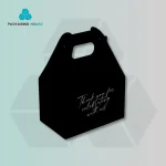 Custom Black Gable Boxes