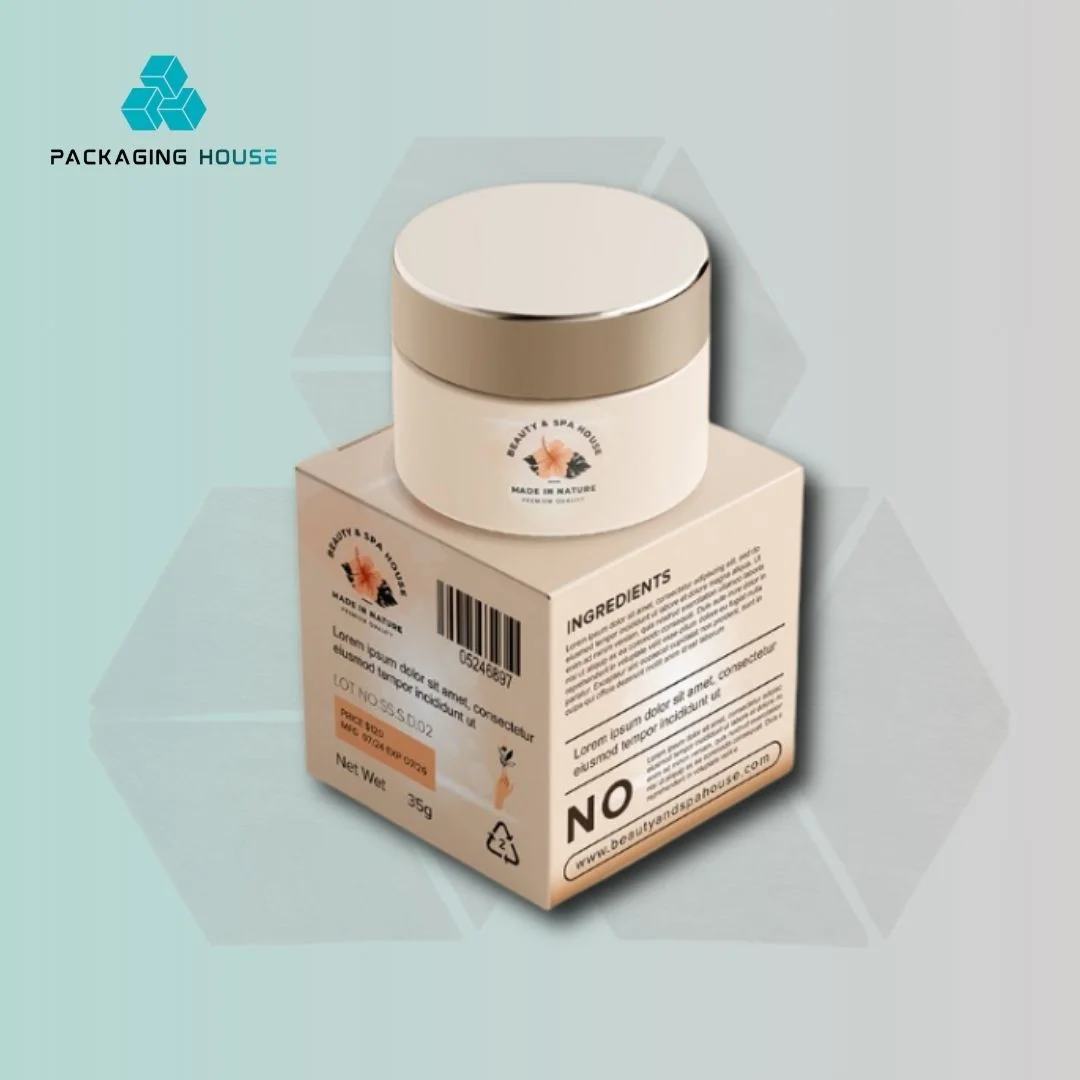 custom cream packaging box