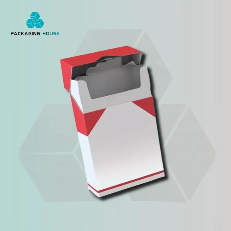 custom empty paper flip top cigarette boxes