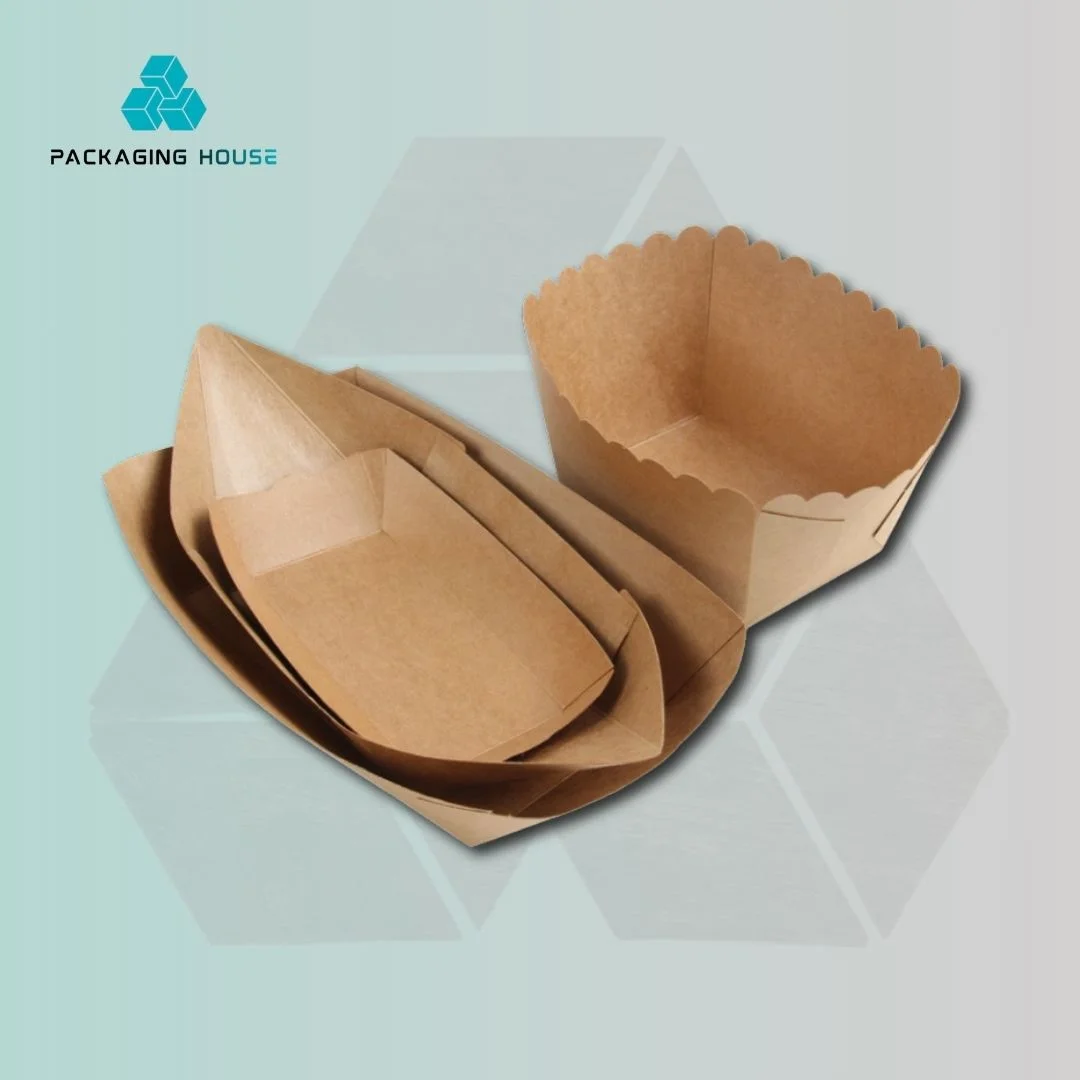 custom food paper and tray packaging box