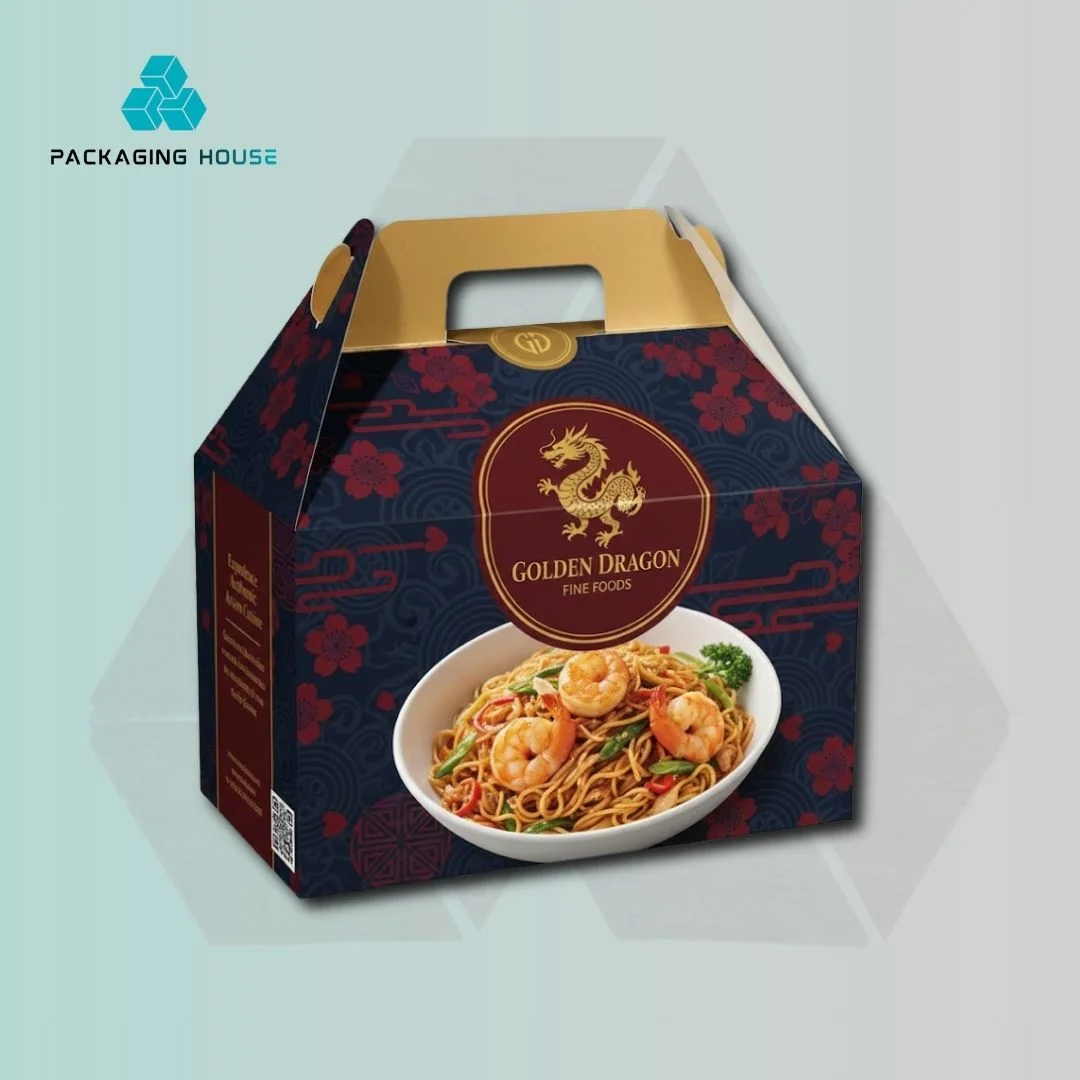 custom gable food box