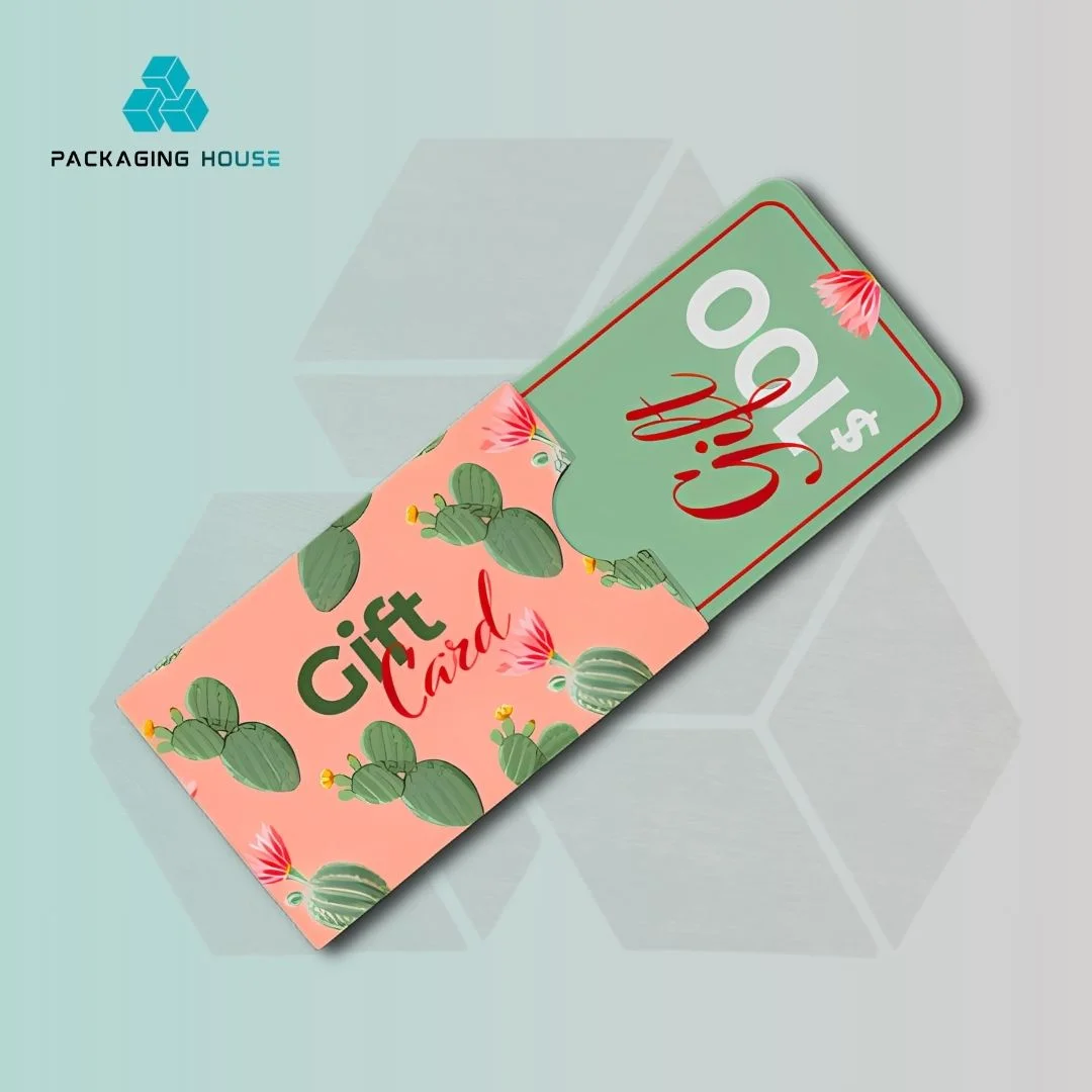 custom gift card sleeves