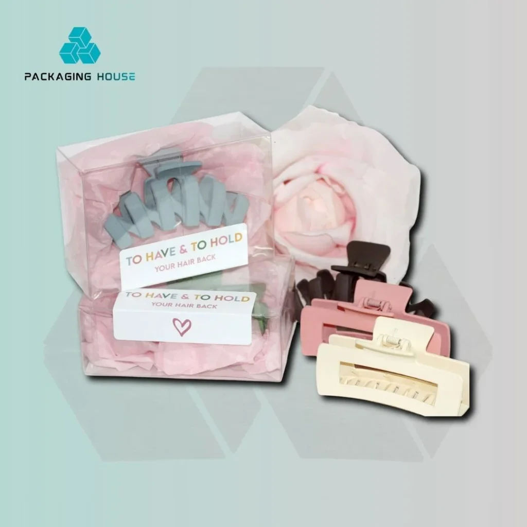 custom hair clip gift box