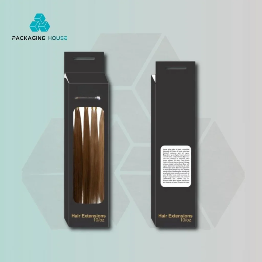 custom make up hair extension box