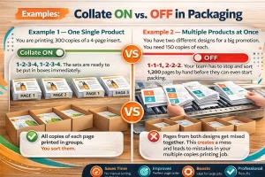 Collate ON vs. OFF in Packaging