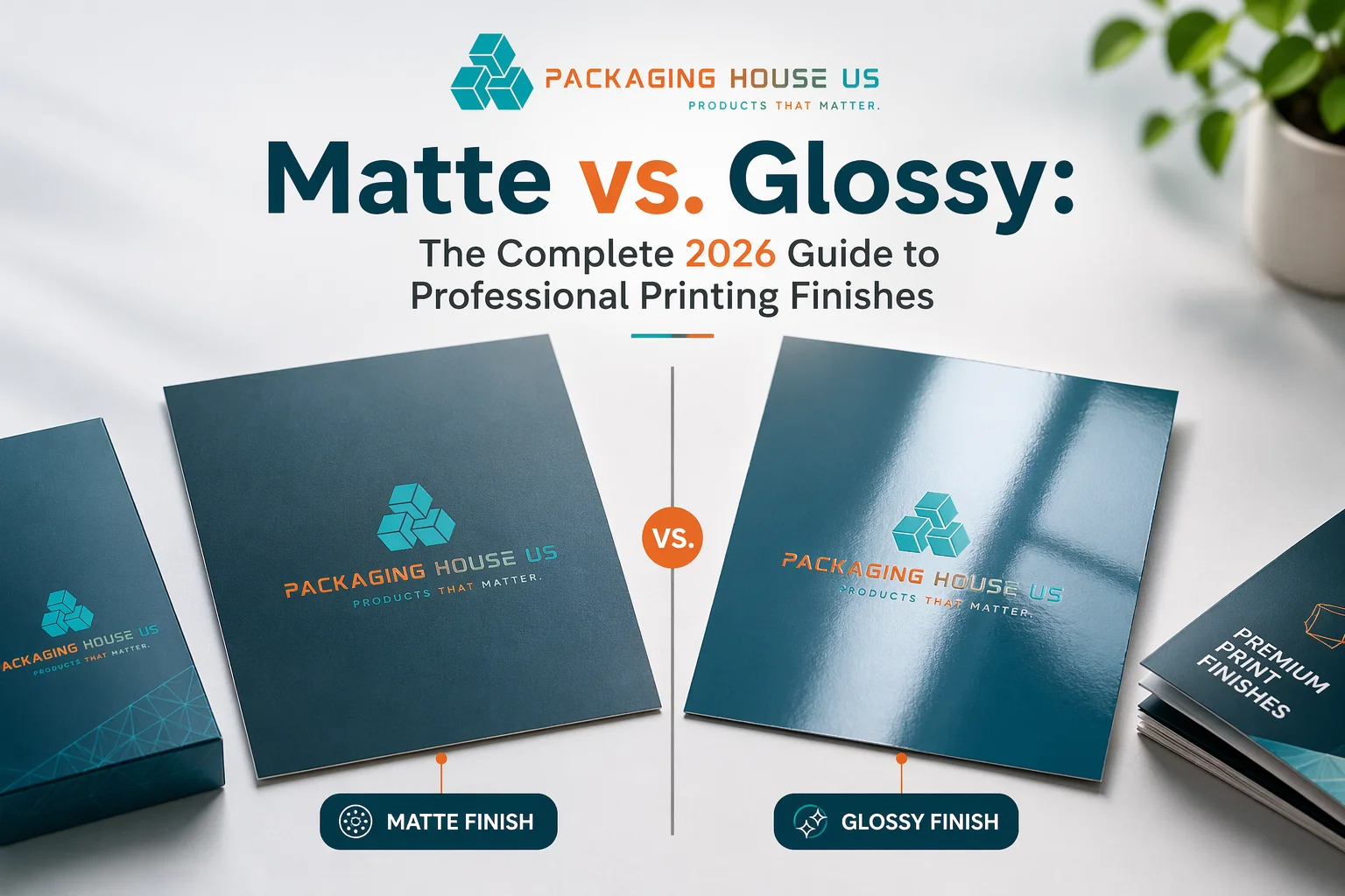 Matte vs. Glossy The Complete 2026 Guide to Professional Printing Finishes