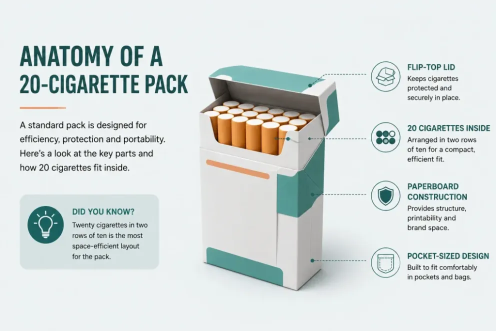 pack of 20 cigarettes How Many Are in a Pack? Quick Answer (2026) Vintage Marlboro Italian 20 Cigarettes