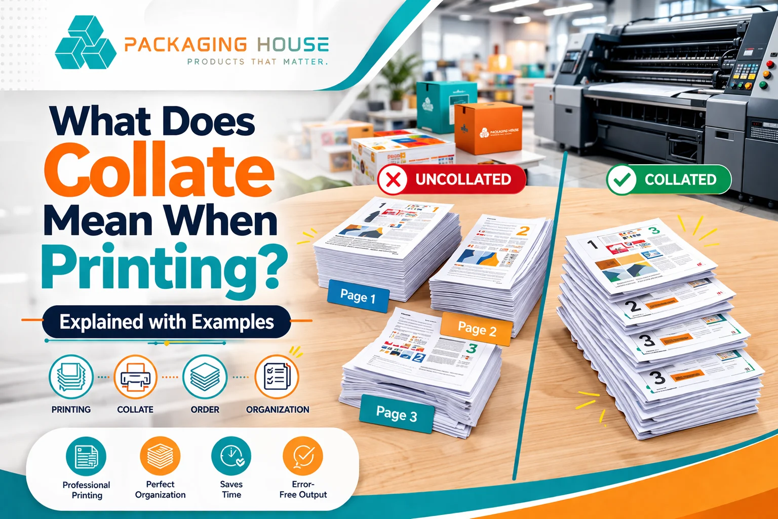 What Does Collate Mean When Printing