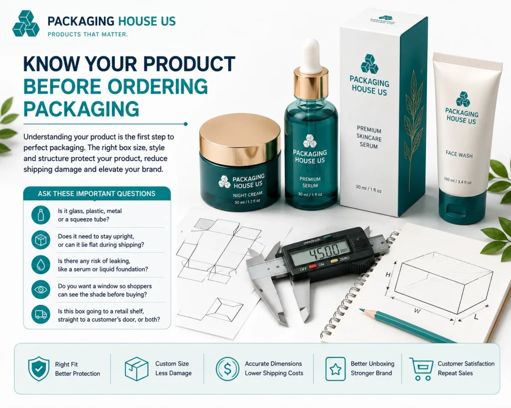 Beauty product packaging planning with custom cosmetic boxes and dimensions